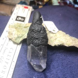 Brazilian Quartz Pendant Unisex